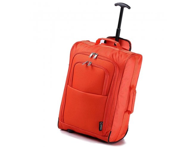 5 Cities T-830 S palubní kufr na 2 kolečkách 55 cm 1,65 kg oranžový 