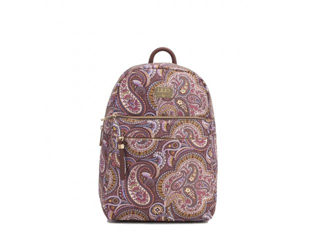 LiLiÓ Paisley Park M Backpack městský dámský batoh 7,1 l Nutmeg Gold