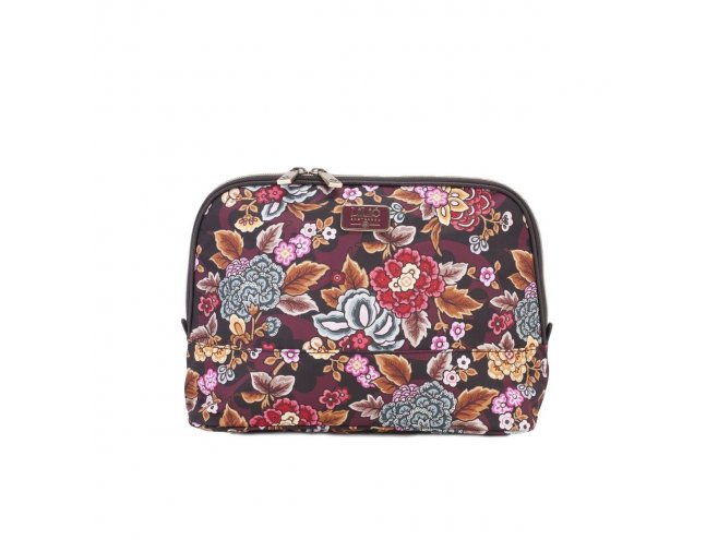 LiLiÓ Winter Poppy L Toiletry Bag květovaná toaletní taštička 32 cm Pecan