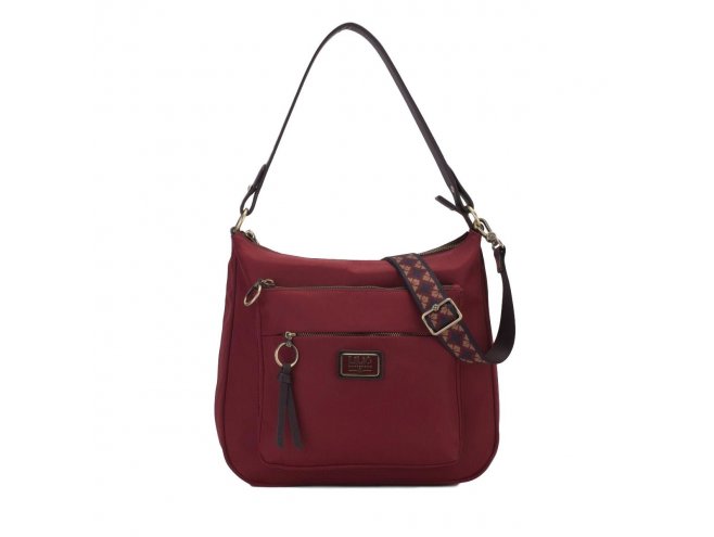 LiLiÓ Solid lilió M Shoulder Bag kabelka na/přes rameno 31 cm Burgundy 