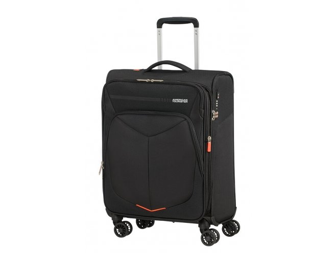 American Tourister Summerfunk 4w palubní kufr TSA 55 cm 43/46 l Black