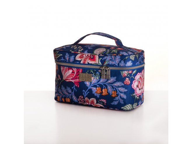 LiLiÓ Folkloric Fun L Beauty Case cestovní necesér 27 cm Slate Blue
