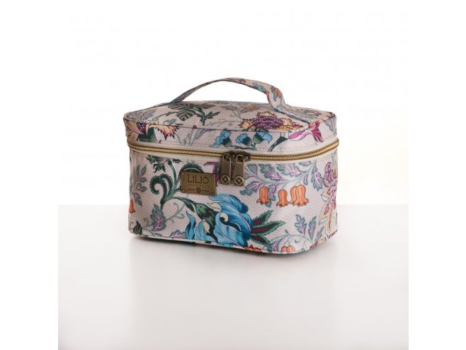 LiLiÓ Folkloric Fun M Beauty Case cestovní necesér 22 cm Whipped Cream