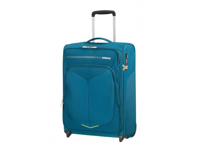 American Tourister Summerfunk 2w palubní kufr TSA 55x40x20 cm 42 l Teal