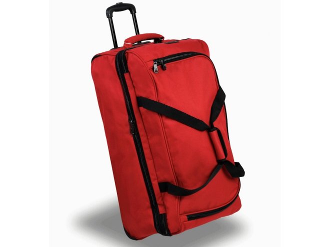 Cestovní taška na kolečkách MEMBER'S TT-0032 - červená 