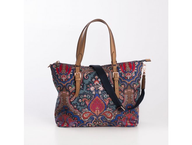 Oilily Paisley Handbag dámská kabelka 30 cm Royal Blue 