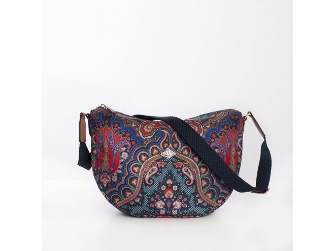 Oilily City Shoulder Bag Paisley dámská kabelka 28 cm Royal Blue