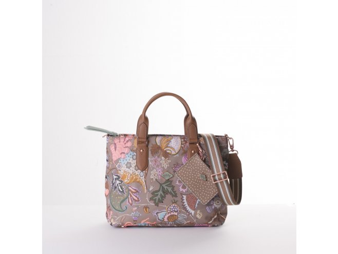 Oilily Amelie Sits Handbag květovaná kabelka 28 cm Elmwood 