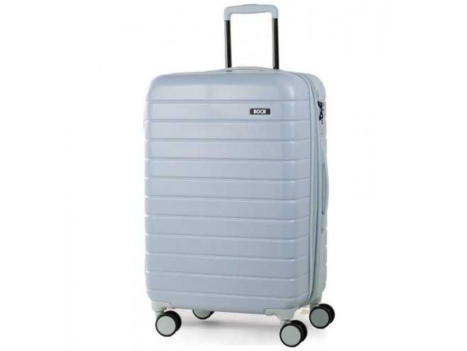ROCK TR-0214 Novo M cestovní kufr TSA 69 cm - světle modrý 
