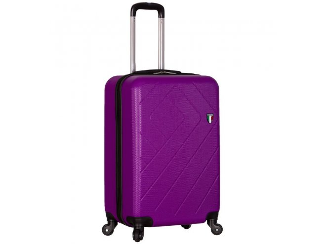Kabinové zavazadlo TUCCI T-0108/3-S ABS - fialová 