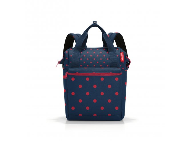 Reisenthel Allrounder R cestovní batoh/taška 12 l Mixed Dots Red 