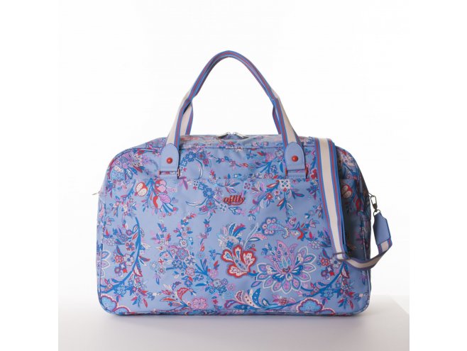 Oilily Flower Festival Weekender cestovní taška 55 cm Dusk Blue 