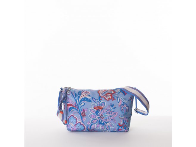 Oilily Flower Festival City Shoulder kabelka 23 cm Dusk Blue 