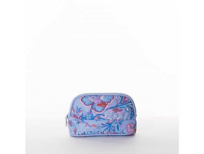 Oilily Flower Festival S Cosmetic Bag kosmetická taštička 21 cm Dusk Blue 