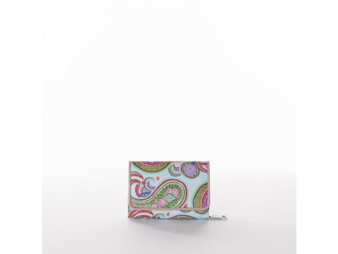 Oilily Summer Paisley Wallet dámská peněženka 14 cm Aqua 