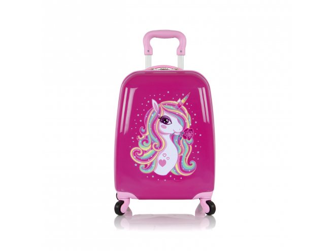 Heys Kids 4w dětský cestovní kufr 46 cm Unicorn Rose 