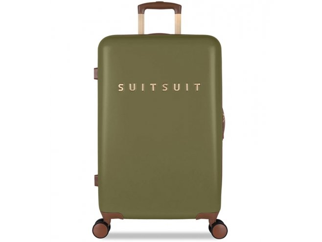 SUITSUIT Fab Seventies M cestovní kufr TSA 67 cm Martini Olive 