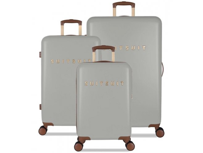 SUITSUIT Fab Seventies sada cestovních kufrů 77/67/55 cm Limestone 