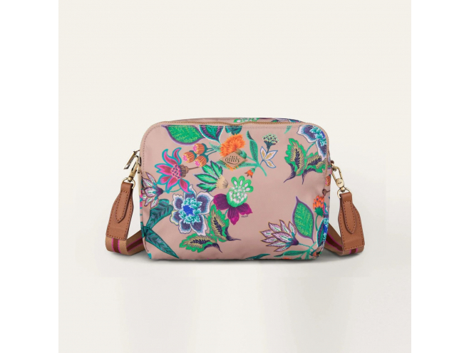 Oilily Sonate S Shoulder Bag květovaná kabelka 24 cm Walnut 