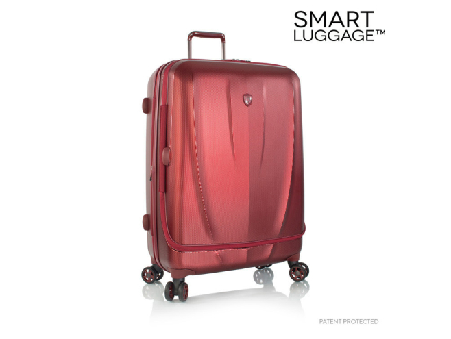 Heys Vantage Smart Access L cestovní kufr TSA 76 cm 145 l Burgundy 