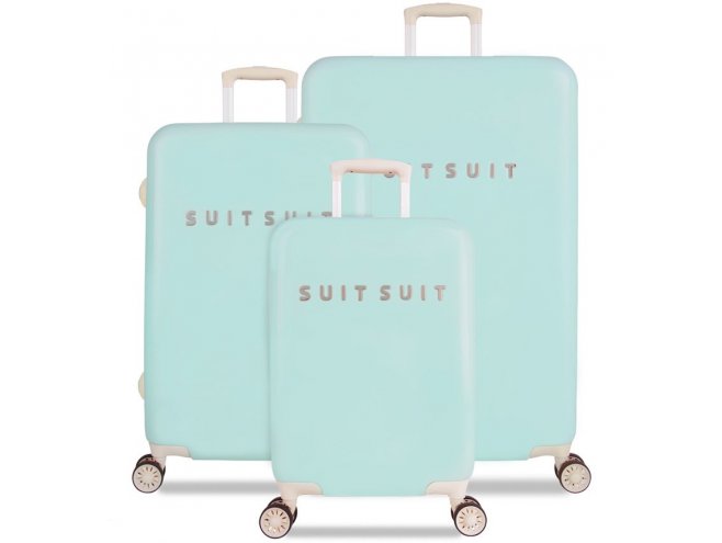 SUITSUIT Fabulous Fifties Luminous Mint sada 3 cestovních kufrů TSA 77/67/55 cm 